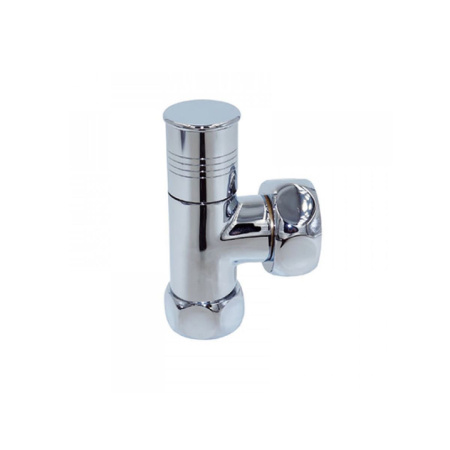 Вентиль запорный угловой для полотенцесушителя TIM KV01-LFM042 1"х 1/2"