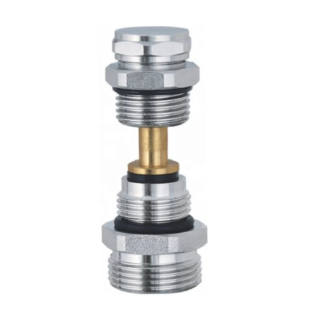 Клапан регулировочный под шестигранник на обратный контур 1/2"х3/4" Нр Tim M305-23 с ниппелем