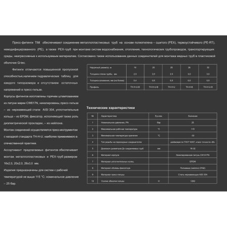 Фитинг Multi-Fit с накидной гайкой 1/2*20(2.0) MF01-2002