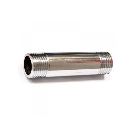 Бочонок удлиненный ф1/2"х1/2" Н/Н L50мм TIM SM022-50 хром