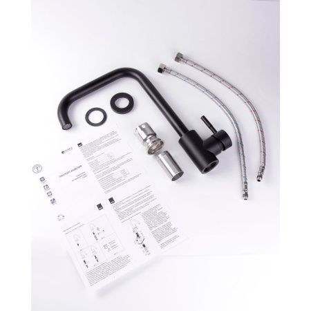 Смеситель для кухни Olive's Balear 13435-2BLB черный