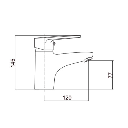 Смеситель для умывальника Fashun A1268 с гигиеническим душем