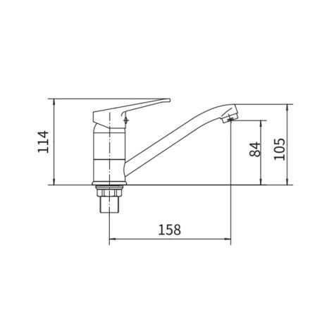 Смеситель для кухни Fashun A4513-2