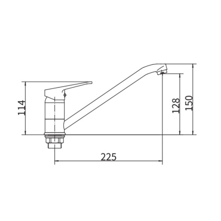 Смеситель для кухни Fashun A4913