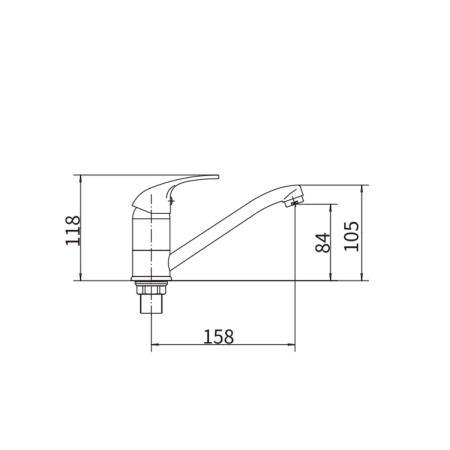 Смеситель для кухни Fashun A4515-2
