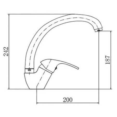 Смеситель для кухни Fashun A4103