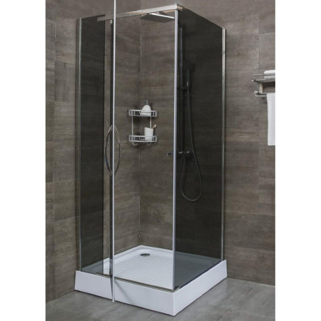 Душевое ограждение ERLIT™ ER10109H-C4 (900*900*2000) тонированное стекло 6 мм