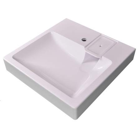 Раковина для ванной MARKO Стандарт 60 над стиральной машиной с кронштейном