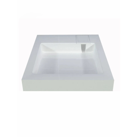 Раковина для ванной MARKO Стандарт 60 над стиральной машиной с кронштейном