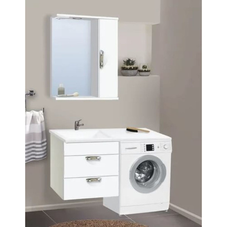 Раковина для ванной MARKO Марсал 120 над стиральной машиной левая без кронштейна