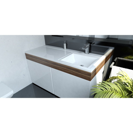 Раковина для ванной MARKO Марсал 120 над стиральной машиной правая без кронштейна