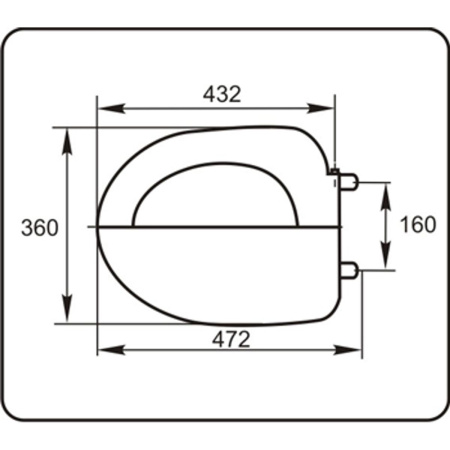 Сиденье для унитаза Уклад СУ 52.07.80 Белое