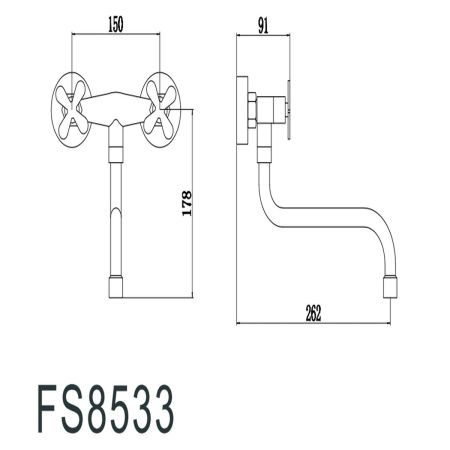 Смеситель для кухни Fmark FS8533 сатин