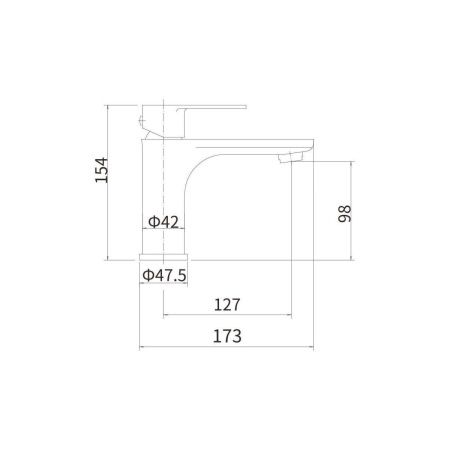 Смеситель для раковины Fashun A51119