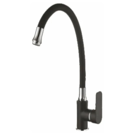 Смеситель для кухни Fashun A4082-7 с гибким изливом черный