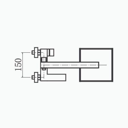Душевая система FASHUN со смесителем с тропическим душем из нерж. стали A52418
