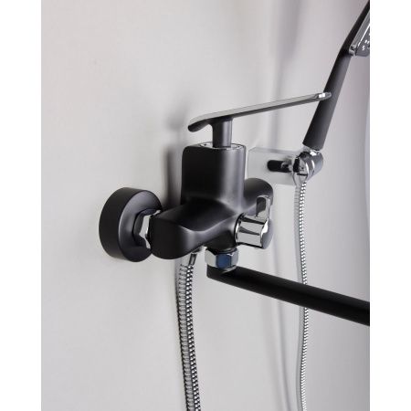 Смеситель для ванны Ledeme L2274B черный