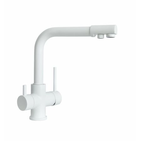 Смеситель для кухни Gross Aqua Ecolife 3120609MW с подключением к фильтру воды белый