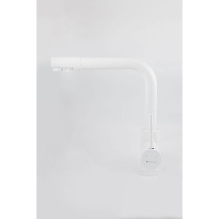 Смеситель для кухни Gross Aqua Ecolife 3120609MW с подключением к фильтру воды белый