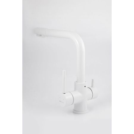 Смеситель для кухни Gross Aqua Ecolife 3120609MW с подключением к фильтру воды белый