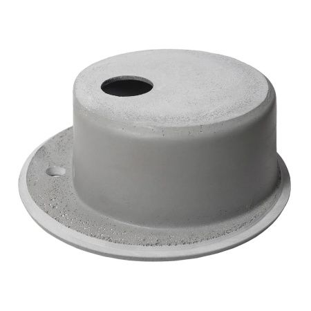 Мойка для кухни врезная Агата AG7C3 серая из кварца, 50*50 см без сифона