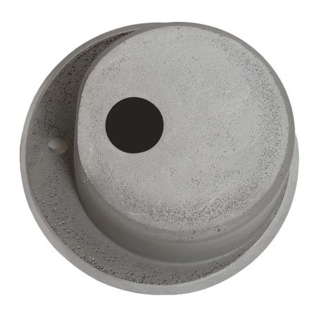 Мойка для кухни врезная Агата AG7C3 серая из кварца, 50*50 см без сифона