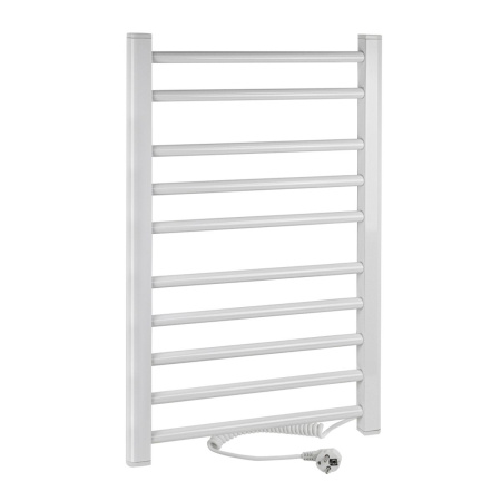 Полотенцесушитель BRIMIX 08030W Белый глянец электрический лесенка 800 х 500 х 90 мм на 10 перекладин, 260 W