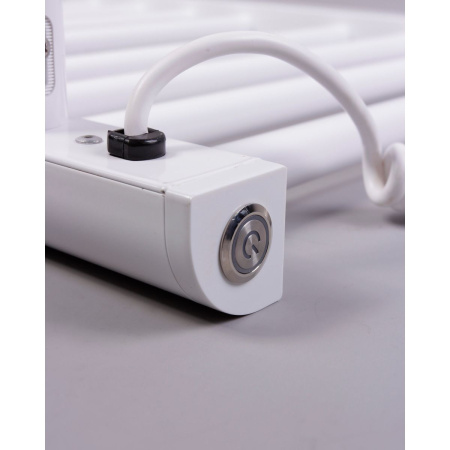 Полотенцесушитель BRIMIX 08061W Белый глянец электрический лесенка 600 х 500 х 100 мм на 8 перекладин 190 W