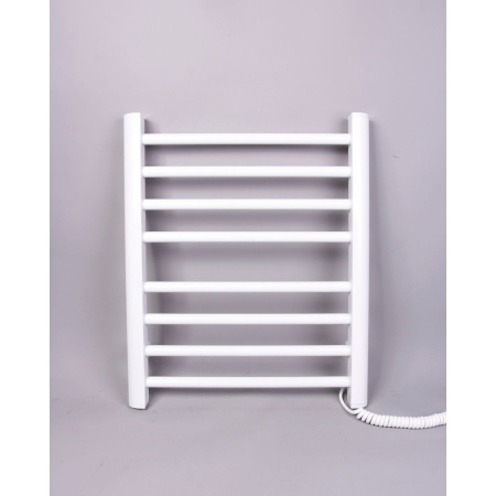 Полотенцесушитель BRIMIX 08061W Белый глянец электрический лесенка 600 х 500 х 100 мм на 8 перекладин 190 W