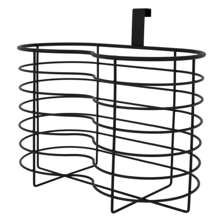 Органайзер для туалетной бумаги навесной 4 рулона черный 262х122х200 П0001766 (4)