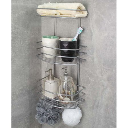 Полка прямая 3х ярусная с вешалками Черный 250х150х615 П03319 (10)