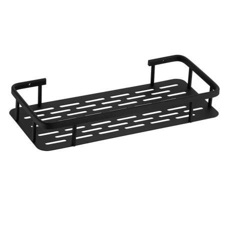 Полка навесная FASHUN для ванны из алюминия Черная A7326-7