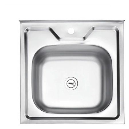 Мойка для кухни накладная LEDEME L75050 из нержавющей стали, 50*50 см без сифона