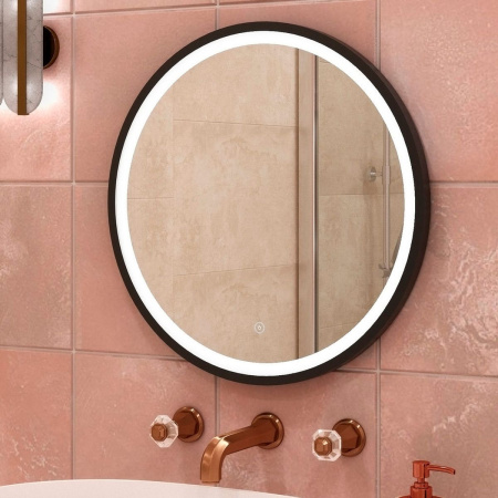 Зеркало D800 Style Black Led с сенсором ЗЛП254