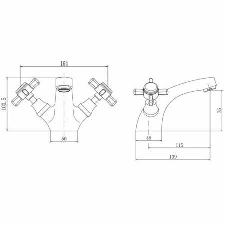 Смеситель для раковины Fashun A1024
