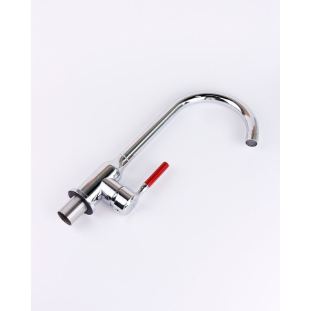 Смеситель для кухни Fashun A54023 ручка красная