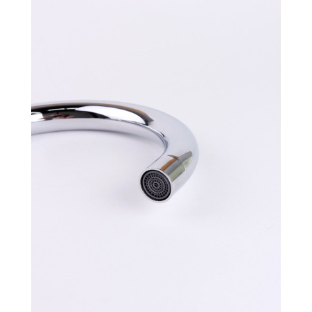 Смеситель для кухни Fashun A54023 ручка красная