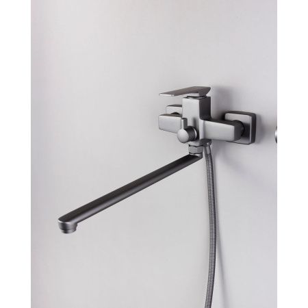 Смеситель для ванны Ledeme L2278U графит