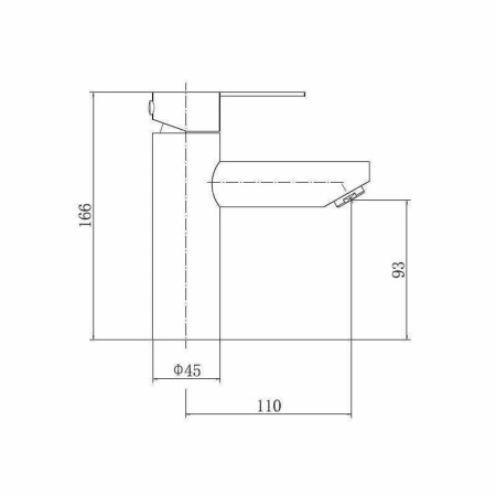 Смеситель для раковины Fashun A51101-8 белый