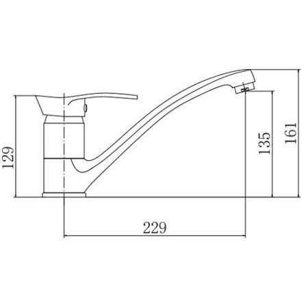 Смеситель для кухни Fashun A4201