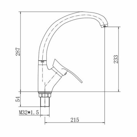 Смеситель для кухни Fashun A4101-2