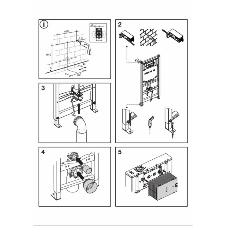 OLI Инсталляция OLI 80 ECO Sanitarblock mechanic 886914