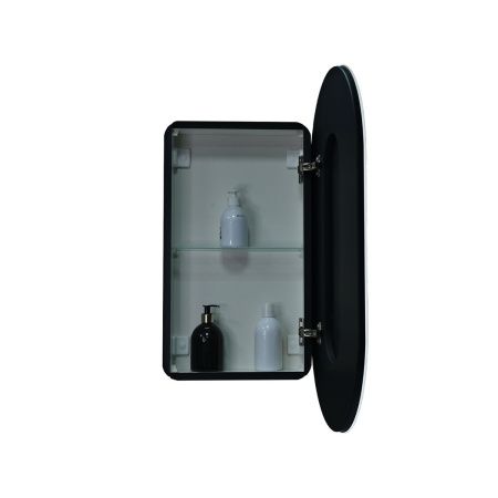 Зеркало-шкаф Elmage Black 450х800 LED подсветкой и датчиком движения МВК049