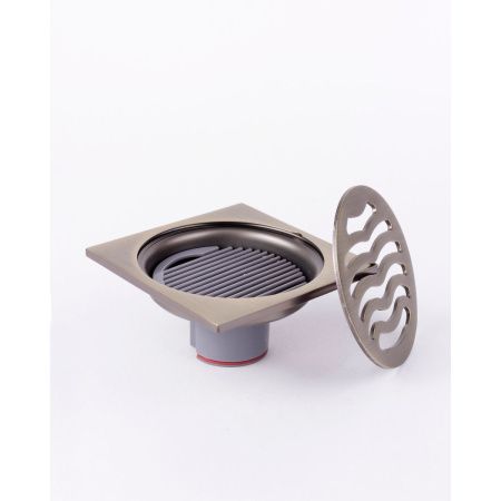 Трап Magnus 1160 бронза с сухим затвором из нержавеющей стали