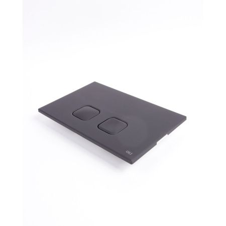 Панель механическая двойная Oli Plain Oliveira 070829 черная soft touch