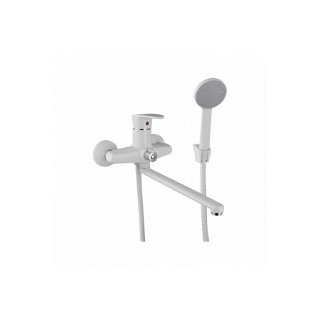 Смеситель для ванны PLStart PL2205-8 белый