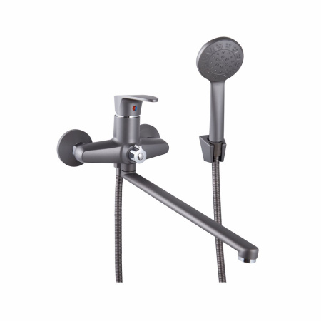 Смеситель для ванны PLStart PL2205-17 графит