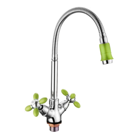 Смеситель для кухни Loffrey LF84310G с гибким изливом