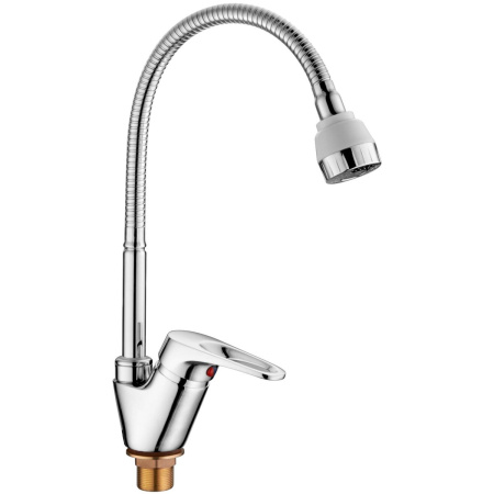 Смеситель для кухни Loffrey LF84302 с гибким изливом