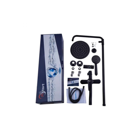 Душевая система PLStart PL2401-7 Черная ABS пластик